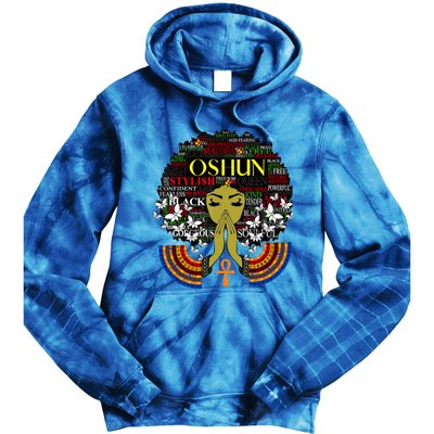 Orisha Oshun Gift Goddess Of Divinity Femininity And Love Cute Gift Tie Dye Hoodie