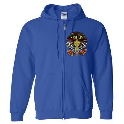 Orisha Oshun Gift Goddess Of Divinity Femininity And Love Cute Gift Full Zip Hoodie