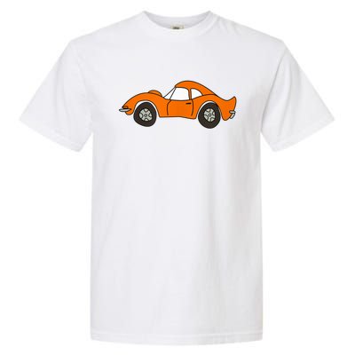 Orange Opel GT Cartoon Garment-Dyed Heavyweight T-Shirt