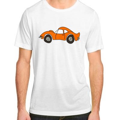 Orange Opel GT Cartoon Adult ChromaSoft Performance T-Shirt