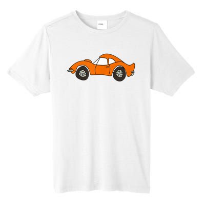 Orange Opel GT Cartoon Tall Fusion ChromaSoft Performance T-Shirt