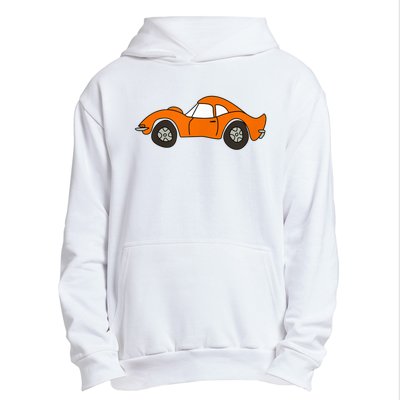 Orange Opel GT Cartoon Urban Pullover Hoodie