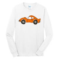 Orange Opel GT Cartoon Tall Long Sleeve T-Shirt