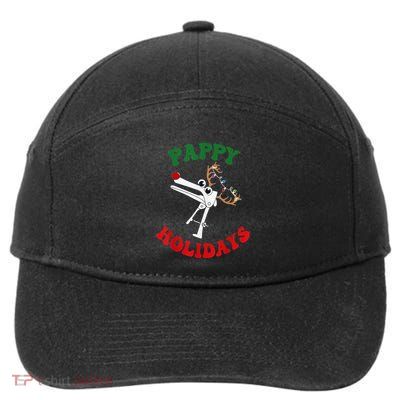 OBGYN Obstetrics Gynecology Christmas Reindeer Speculum 7-Panel Snapback Hat