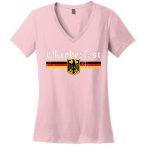 Oktoberfest Octoberfest German Drinking Festival Women's V-Neck T-Shirt