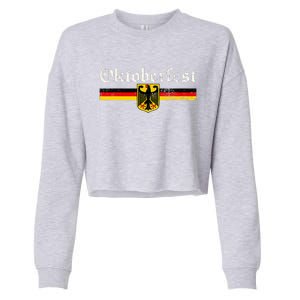 Oktoberfest Octoberfest German Drinking Festival Cropped Pullover Crew