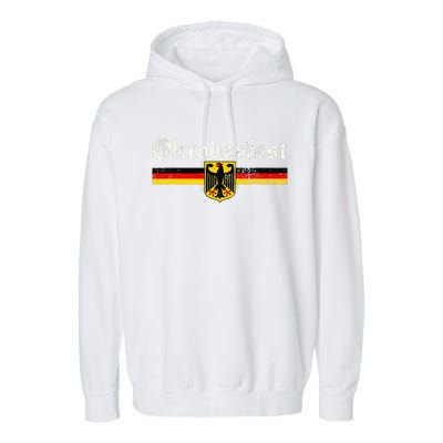 Oktoberfest Octoberfest German Drinking Festival Garment-Dyed Fleece Hoodie