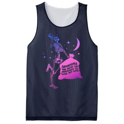 Opinions On How IM Supposed To Live My Life Quote Mesh Reversible Basketball Jersey Tank