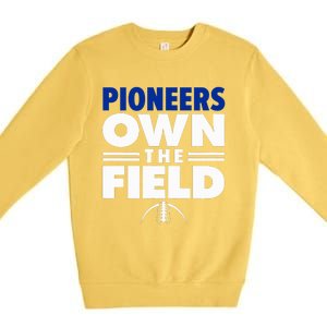 Olentangy Orange High School Own The Field Premium Crewneck Sweatshirt