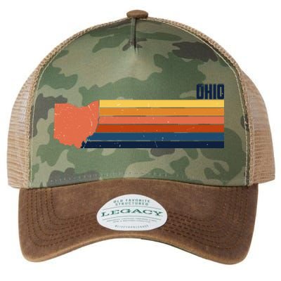 Retro Vintage Ohio Legacy Tie Dye Trucker Hat