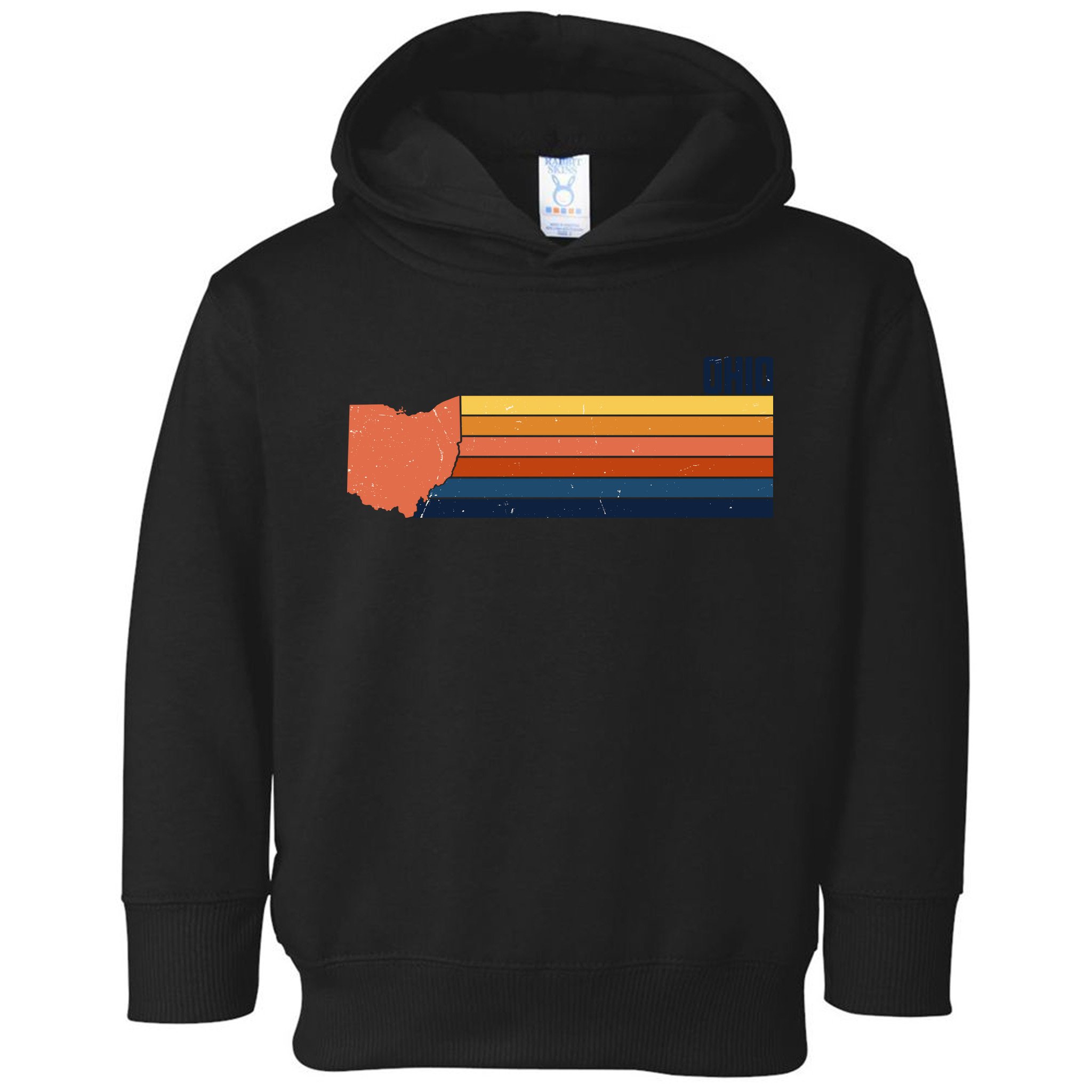 Retro Vintage Ohio Toddler Hoodie