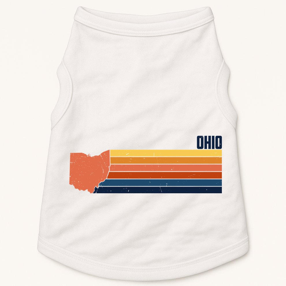 Retro Vintage Ohio Doggie Tank