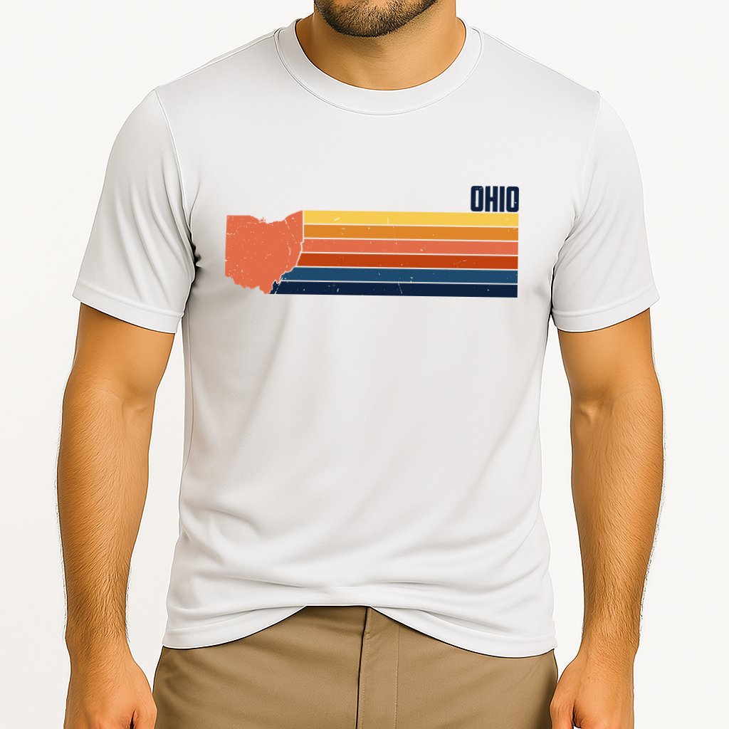 Retro Vintage Ohio Performance Shirt