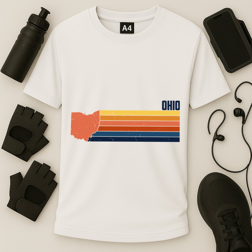 Retro Vintage Ohio Performance Shirt