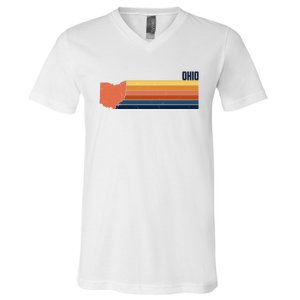 Retro Vintage Ohio V-Neck T-Shirt