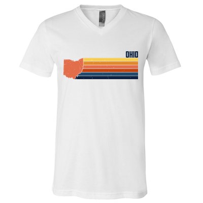 Retro Vintage Ohio V-Neck T-Shirt