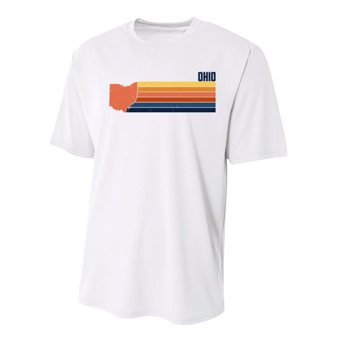 Retro Vintage Ohio Performance Sprint T-Shirt