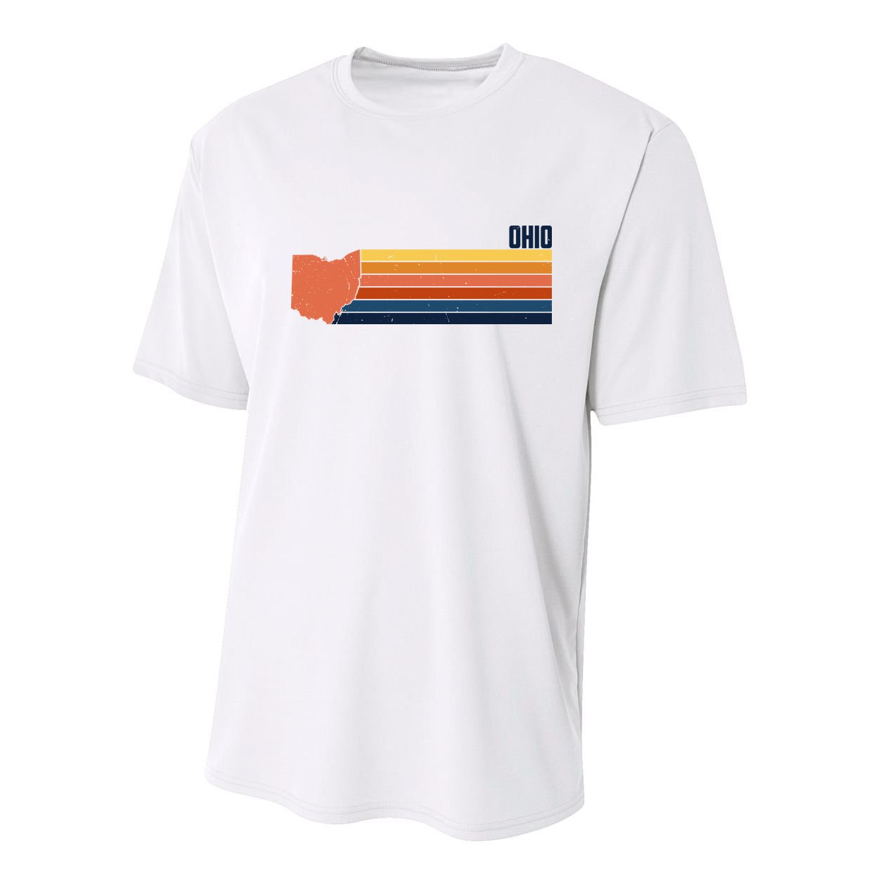 Retro Vintage Ohio Youth Performance Sprint T-Shirt