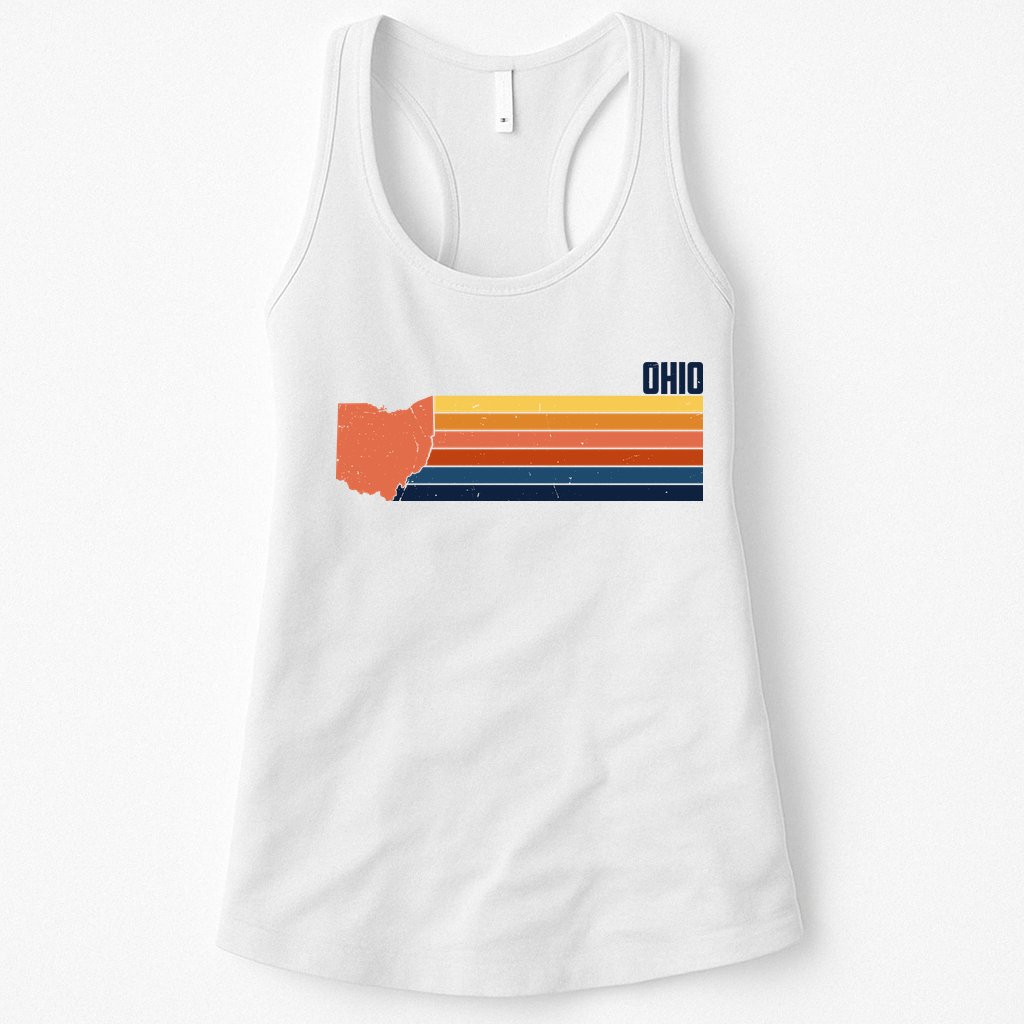 Retro Vintage Ohio Womens Tank Top