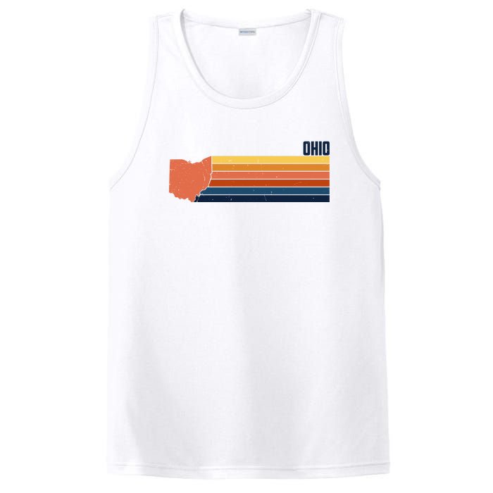 Retro Vintage Ohio PosiCharge Competitor Tank