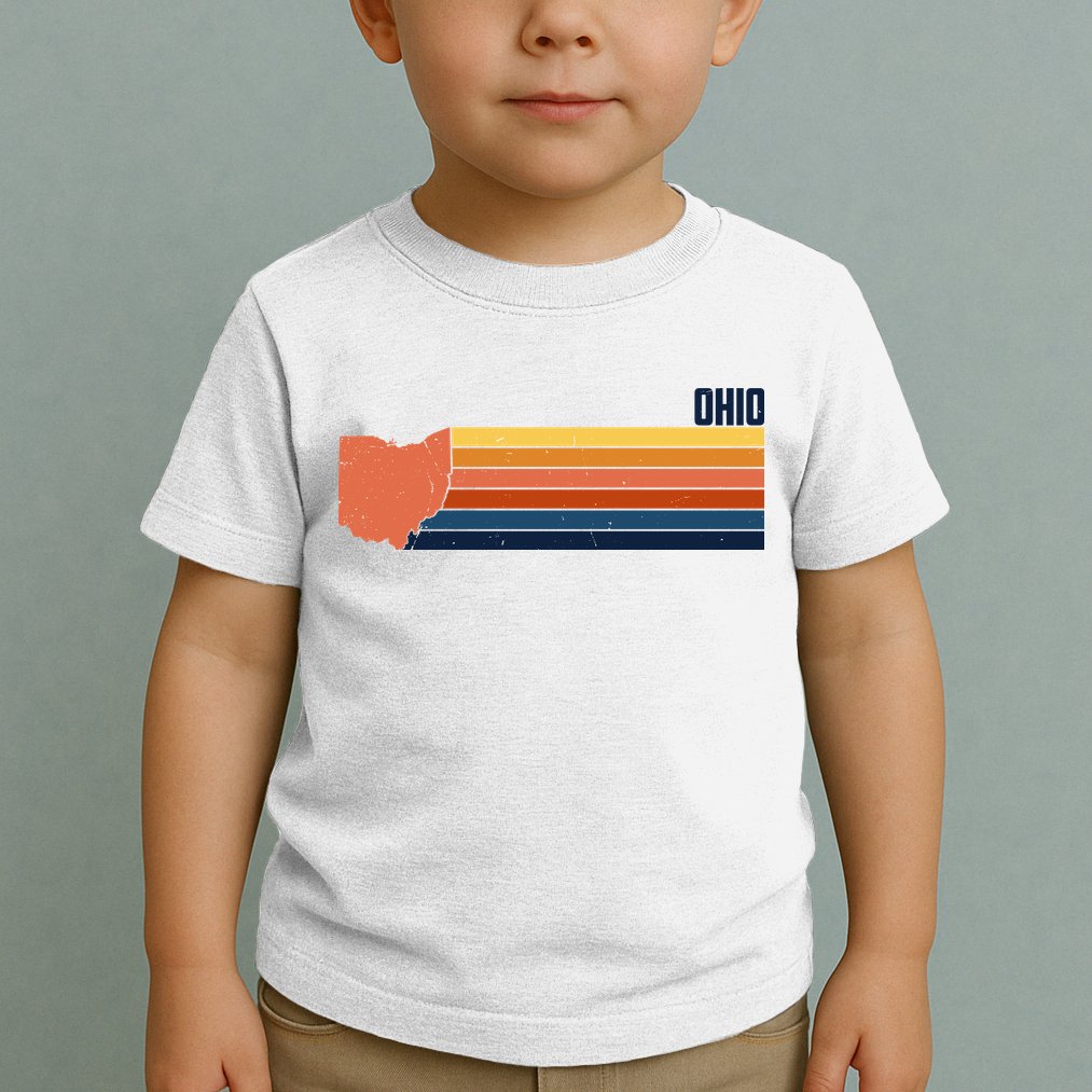 Retro Vintage Ohio Toddler T-Shirt
