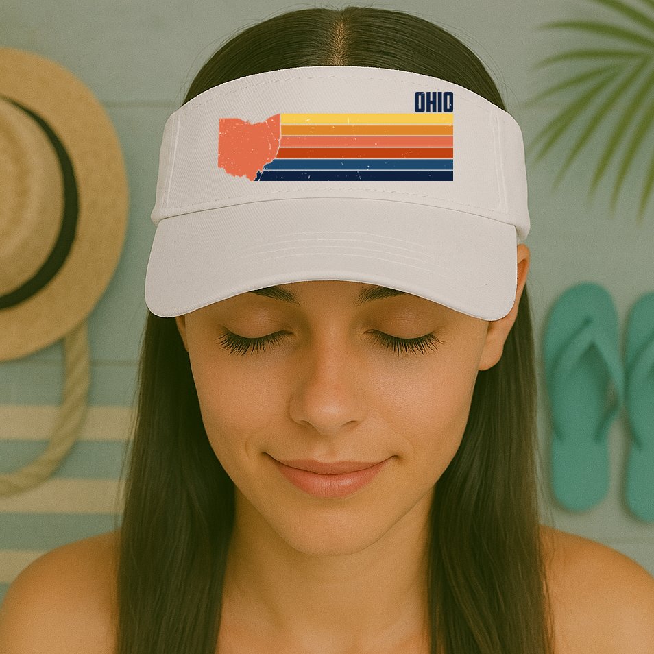 Retro Vintage Ohio Visor