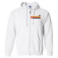 Retro Vintage Ohio Full Zip Hoodie