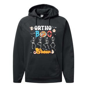 Ortho Orthopedic Halloween Boo Crew Funny Skeleton Dancing Performance Fleece Hoodie