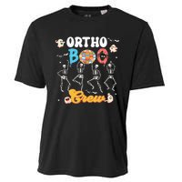 Ortho Orthopedic Halloween Boo Crew Funny Skeleton Dancing Cooling Performance Crew T-Shirt