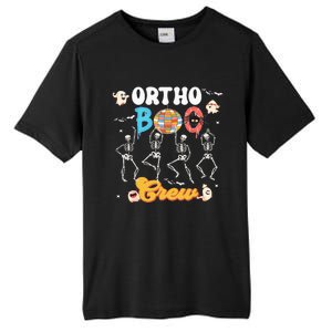 Ortho Orthopedic Halloween Boo Crew Funny Skeleton Dancing Tall Fusion ChromaSoft Performance T-Shirt