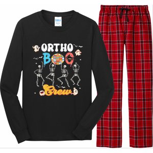 Ortho Orthopedic Halloween Boo Crew Funny Skeleton Dancing Long Sleeve Pajama Set