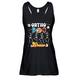 Ortho Orthopedic Halloween Boo Crew Funny Skeleton Dancing Ladies Essential Flowy Tank