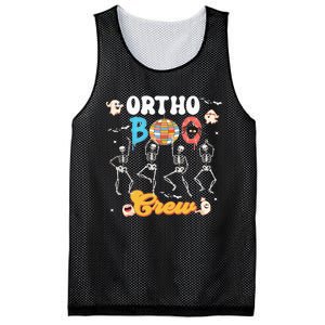 Ortho Orthopedic Halloween Boo Crew Funny Skeleton Dancing Mesh Reversible Basketball Jersey Tank