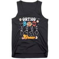 Ortho Orthopedic Halloween Boo Crew Funny Skeleton Dancing Tank Top