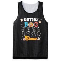 Ortho Orthopedic Halloween Boo Crew Funny Skeleton Dancing Mesh Reversible Basketball Jersey Tank