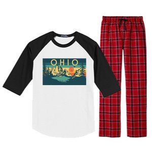 Ohio Raglan Sleeve Pajama Set