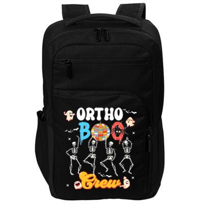 Ortho Orthopedic Halloween Boo Crew Skeleton Dancing Nurse Impact Tech Backpack