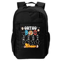 Ortho Orthopedic Halloween Boo Crew Skeleton Dancing Nurse Daily Commute Backpack