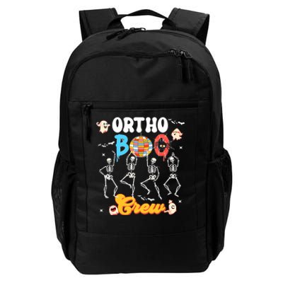 Ortho Orthopedic Halloween Boo Crew Skeleton Dancing Nurse Daily Commute Backpack