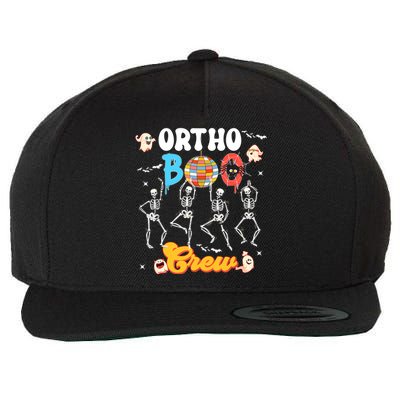 Ortho Orthopedic Halloween Boo Crew Skeleton Dancing Nurse Wool Snapback Cap