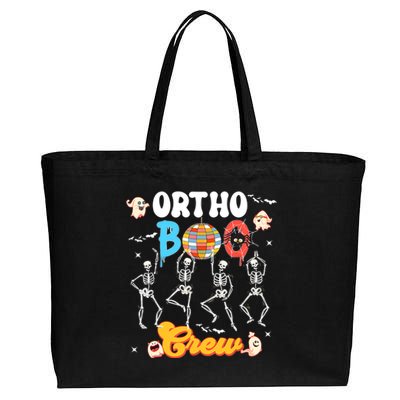 Ortho Orthopedic Halloween Boo Crew Skeleton Dancing Nurse Cotton Canvas Jumbo Tote