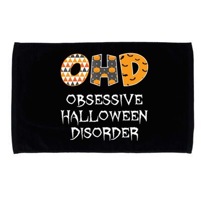 O.H.D. Obsessive Halloween Disorder Halloween Microfiber Hand Towel