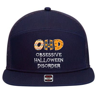 O.H.D. Obsessive Halloween Disorder Halloween 7 Panel Mesh Trucker Snapback Hat