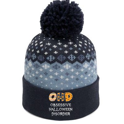 O.H.D. Obsessive Halloween Disorder Halloween The Baniff Cuffed Pom Beanie