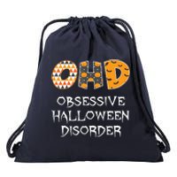 O.H.D. Obsessive Halloween Disorder Halloween Drawstring Bag