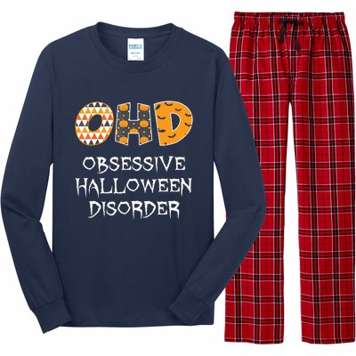 O.H.D. Obsessive Halloween Disorder Halloween Long Sleeve Pajama Set