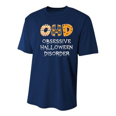 O.H.D. Obsessive Halloween Disorder Halloween Youth Performance Sprint T-Shirt