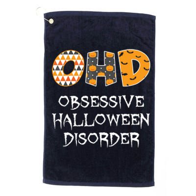 O.H.D. Obsessive Halloween Disorder Halloween Platinum Collection Golf Towel