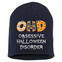 O.H.D. Obsessive Halloween Disorder Halloween Short Acrylic Beanie