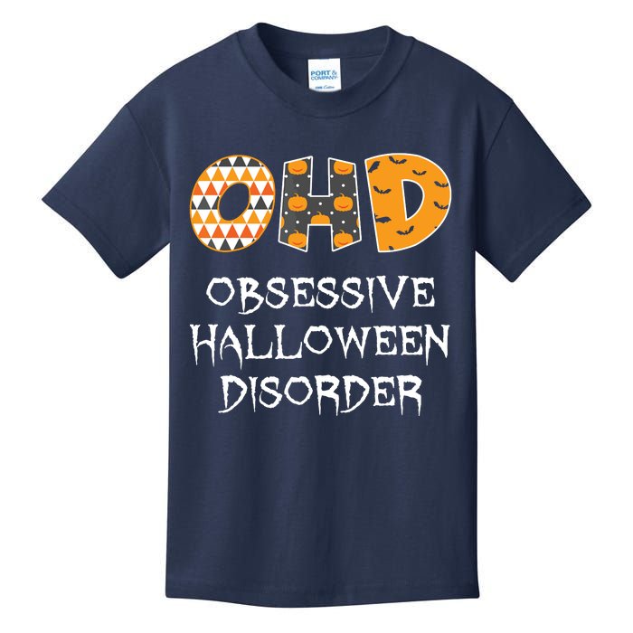 O.H.D. Obsessive Halloween Disorder Halloween Kids T-Shirt